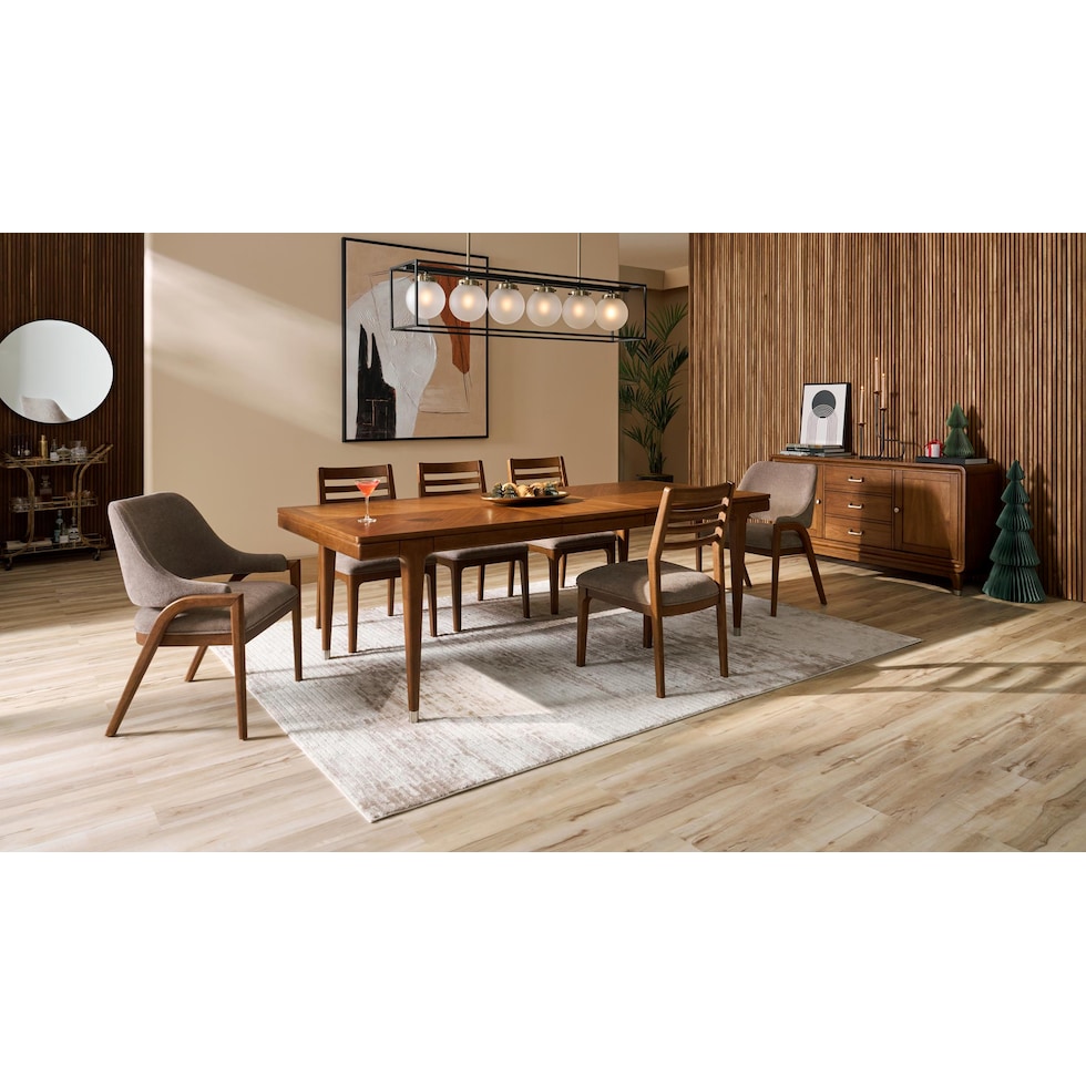 chicago dining dark brown buffet   