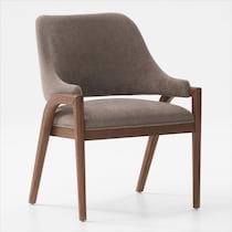 chicago dining dark brown host chair   