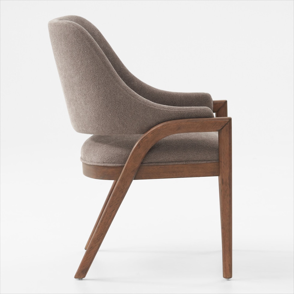 chicago dining dark brown host chair   