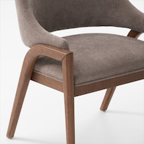 chicago dining dark brown host chair   