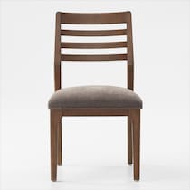 chicago dining dark brown side chair   