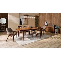 chicago dining dark brown side chair   