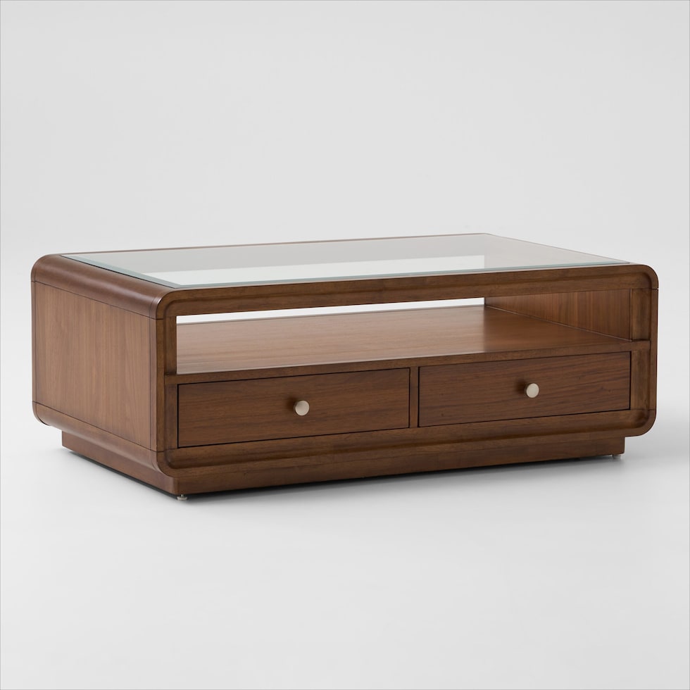 chicago tables dark brown coffee table   