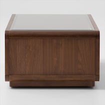 chicago tables dark brown coffee table   