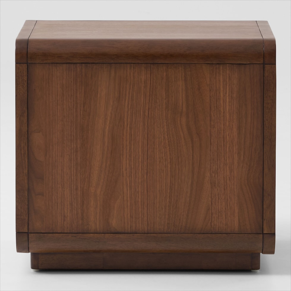 chicago tables dark brown end table   