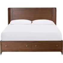 chicago dark brown  pc king bedroom   