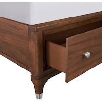 chicago dark brown  pc king bedroom   