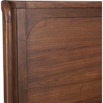 chicago dark brown  pc king bedroom   