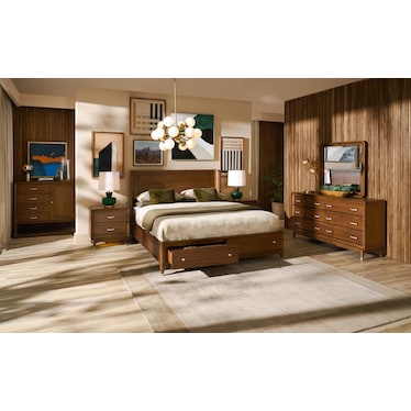 Chicago Nightstand with USB Charging