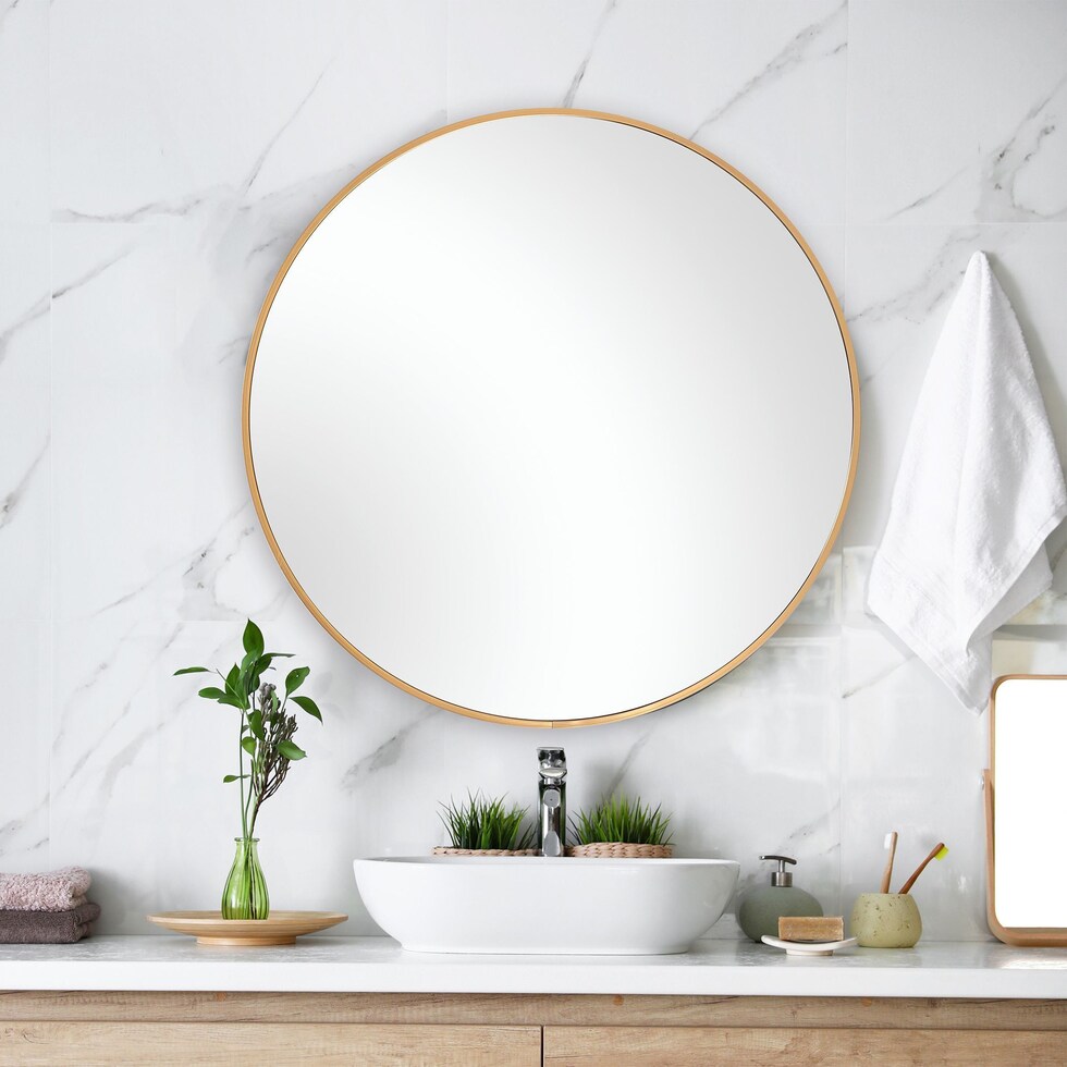 chichester gold mirror   