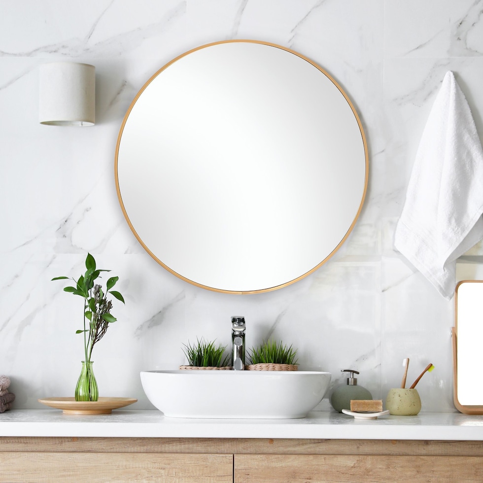 chichester gold mirror   