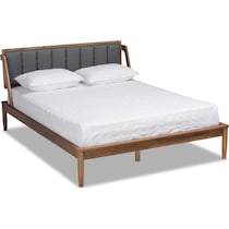 christabel gray full bed   