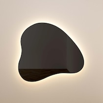 christina black wall mirror   