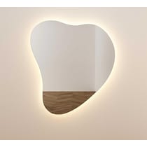 christina glass wall mirror   