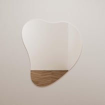 christina glass wall mirror   