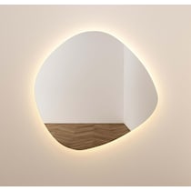 christina glass wall mirror   