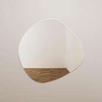 christina glass wall mirror   