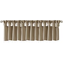 chrysa gray window valence   