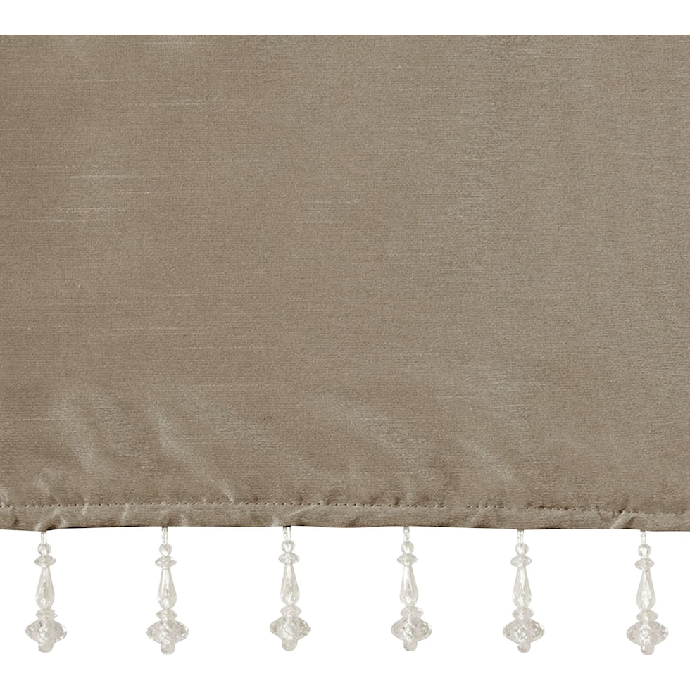 chrysa gray window valence   