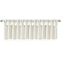 chrysa white window valence   