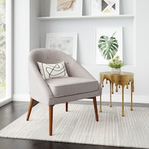 chyna gray accent chair   