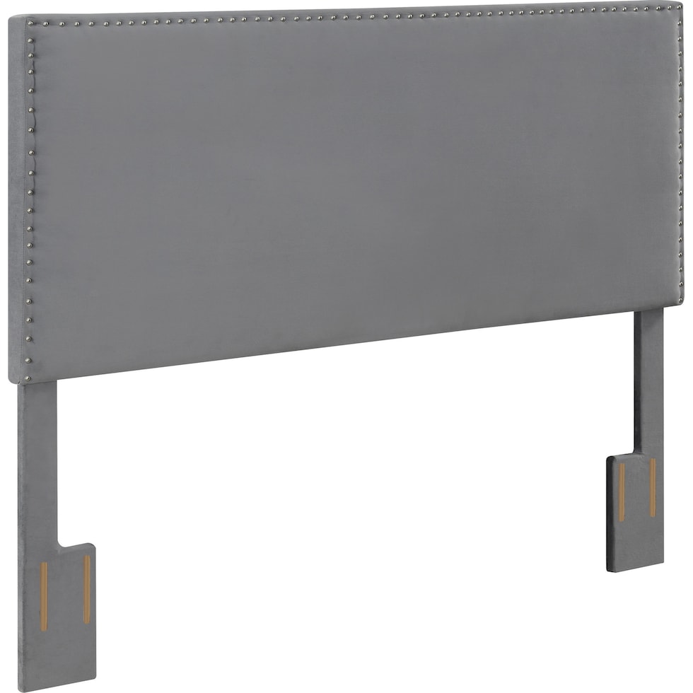 ciel gray full queen headboard   