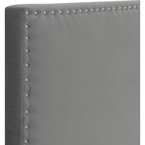 ciel gray full queen headboard   