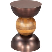 cierra gold side table   