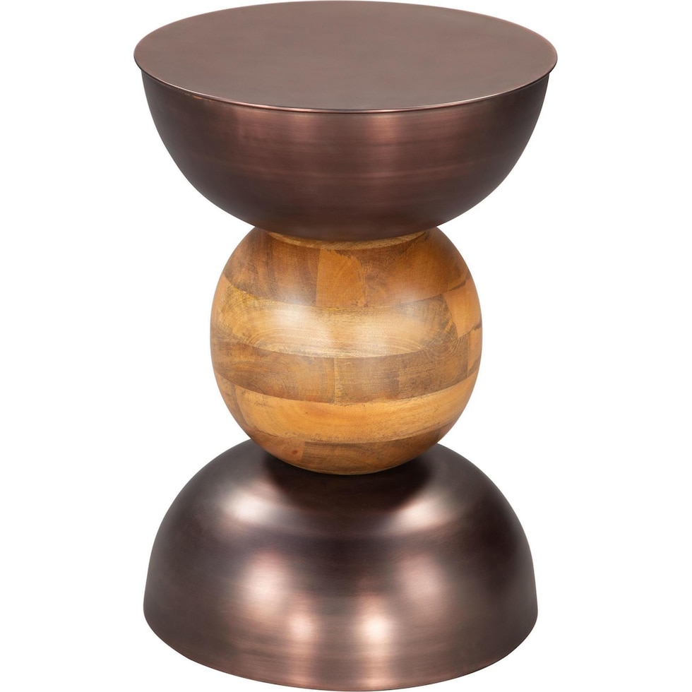 cierra gold side table   
