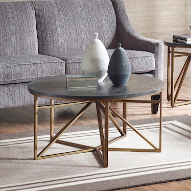 Cindy Coffee Table - Antique Bronze