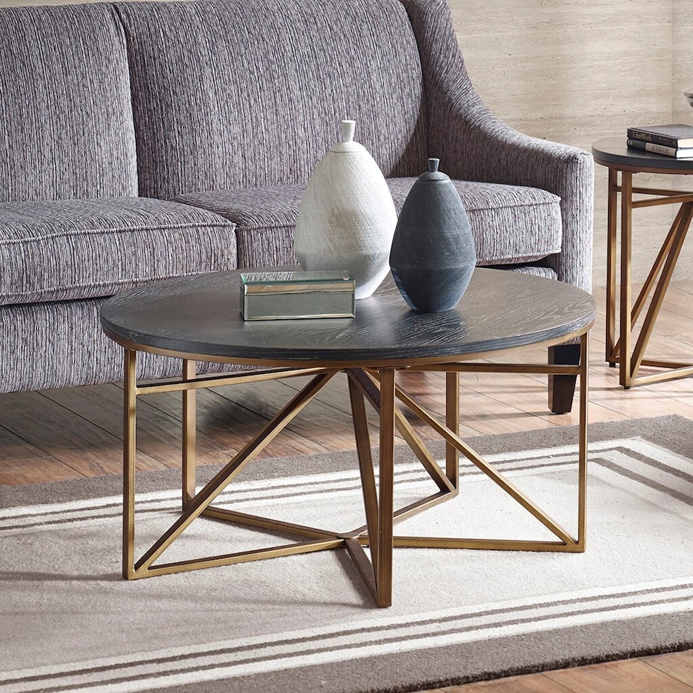 cindy black coffee table   