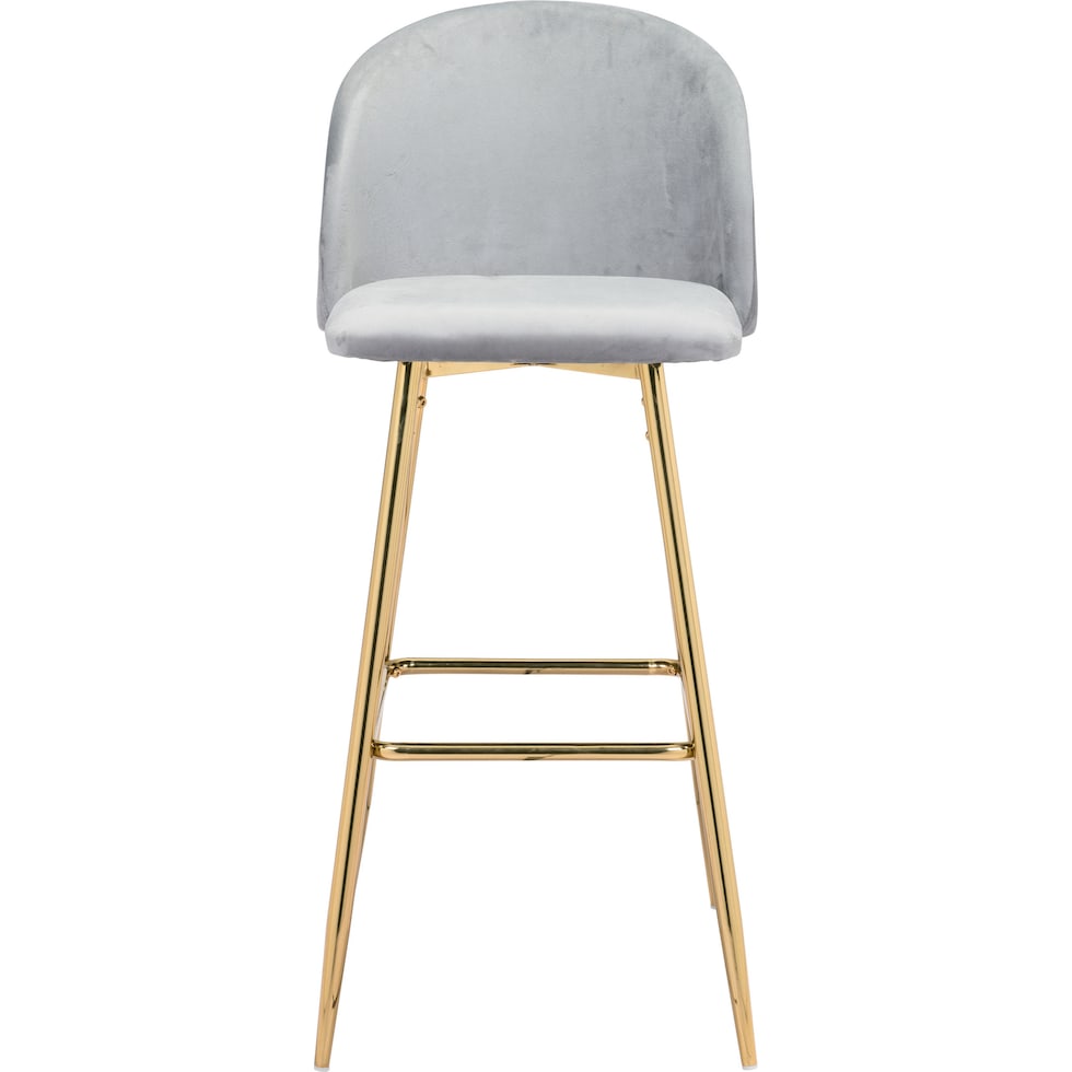 ciriah gray bar stool   