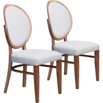 cisco dark brown dining chair   