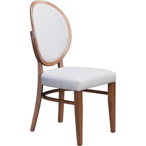 cisco dark brown dining chair   