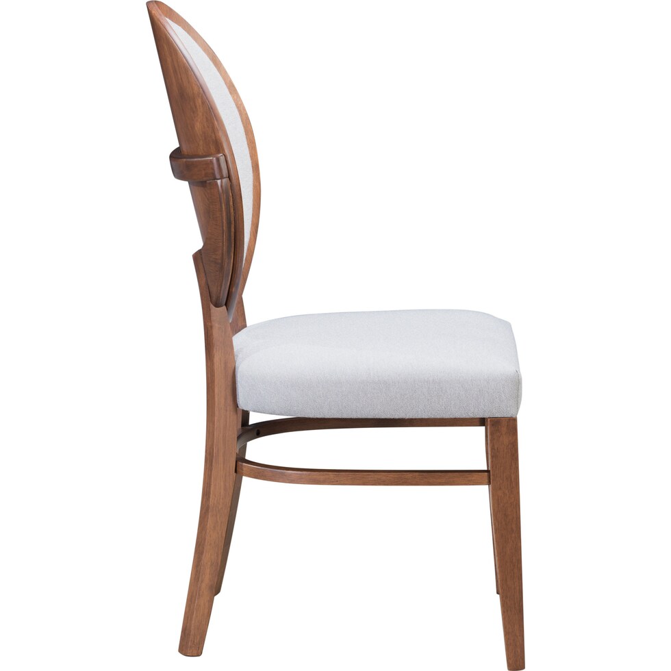 cisco dark brown dining chair   