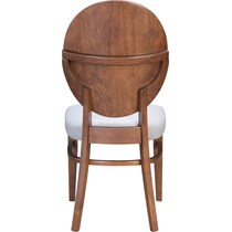 cisco dark brown dining chair   
