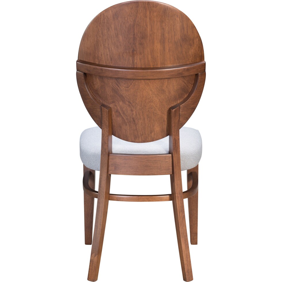 cisco dark brown dining chair   