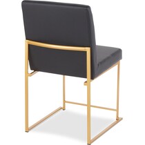 city black dining chair   