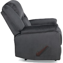 civenna gray manual recliner   