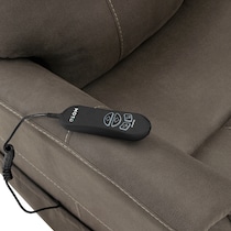 cj dark brown lift chair   