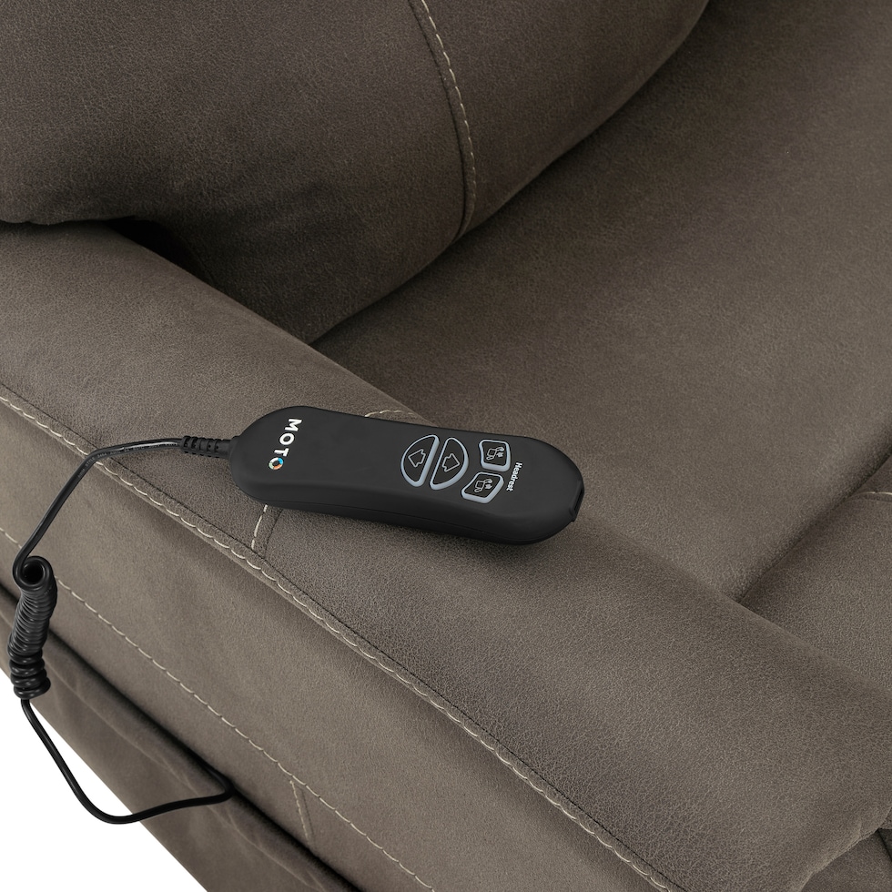 cj dark brown lift chair   