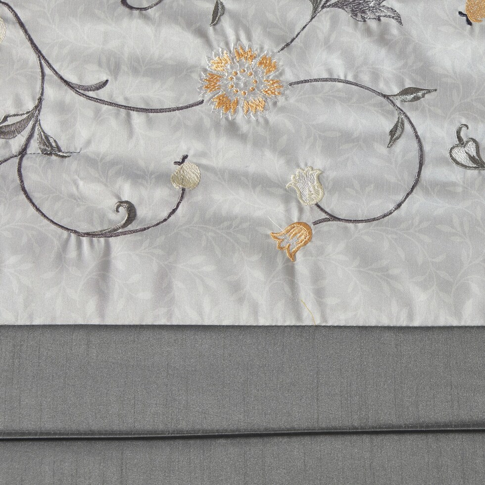 clara yellow california king bedding set   