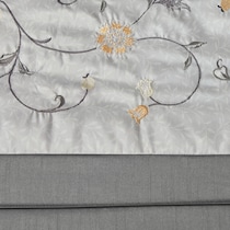 clara yellow king bedding set   