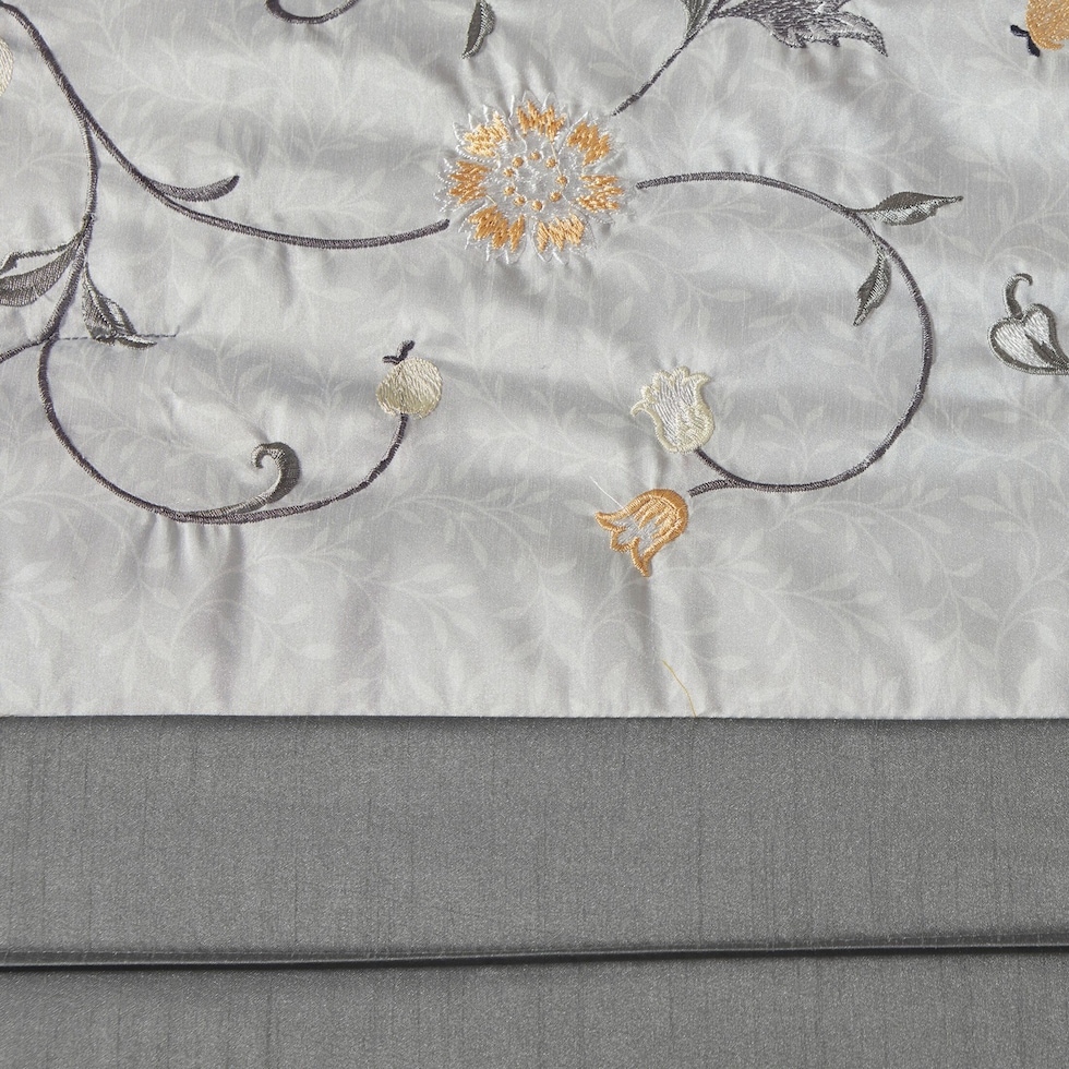 clara yellow king bedding set   