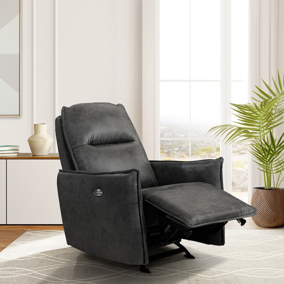 claremore gray recliner   