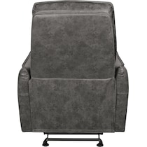 claremore gray recliner   