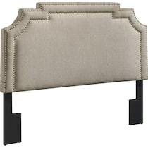 claremore light brown king headboard   