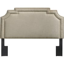 claremore white queen headboard   