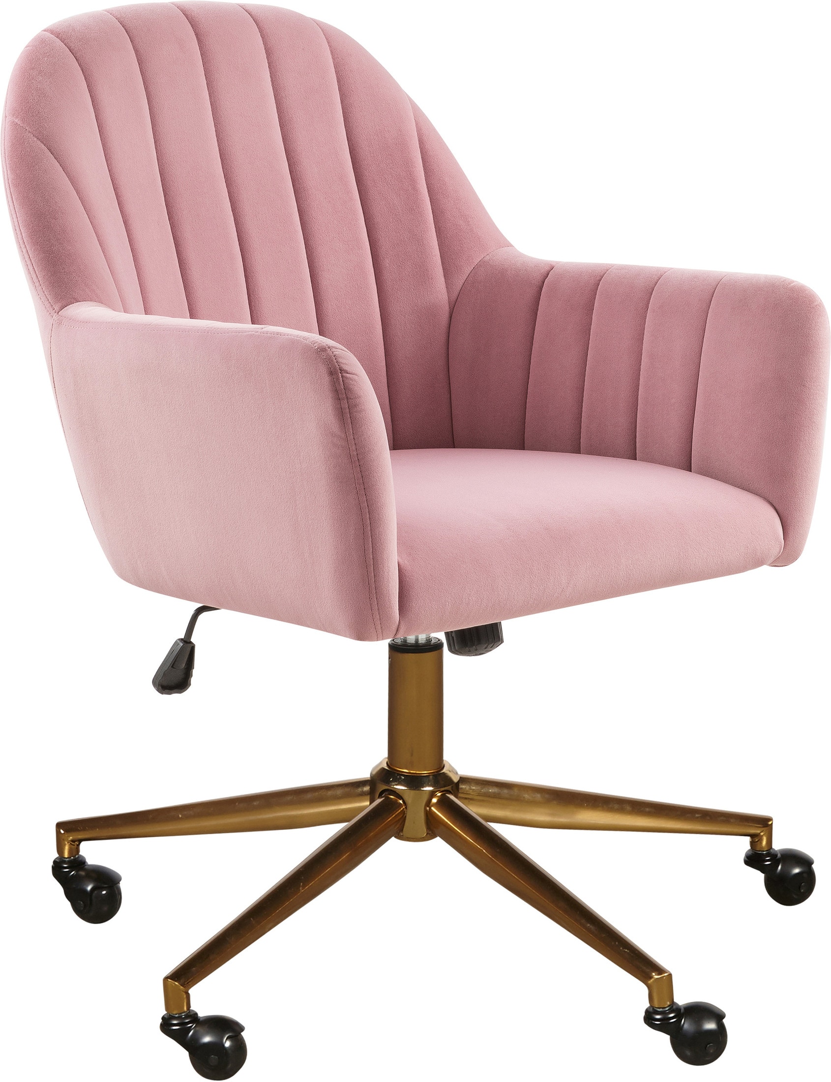 blush pink task chair