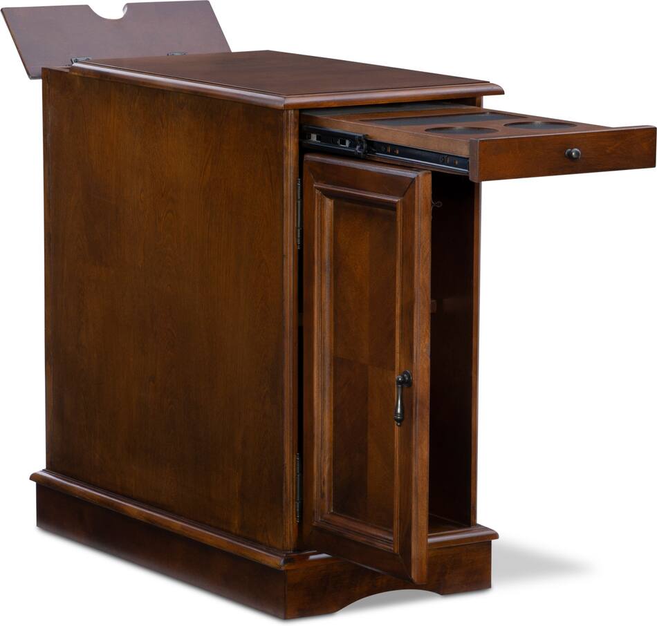 Clarence Side Table with USB Charging Value City Furniture